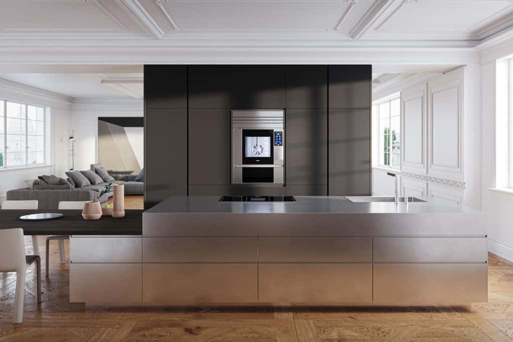 Design kitchen in Paris with Unox Casa's luxury oven SuperOven Model 1S