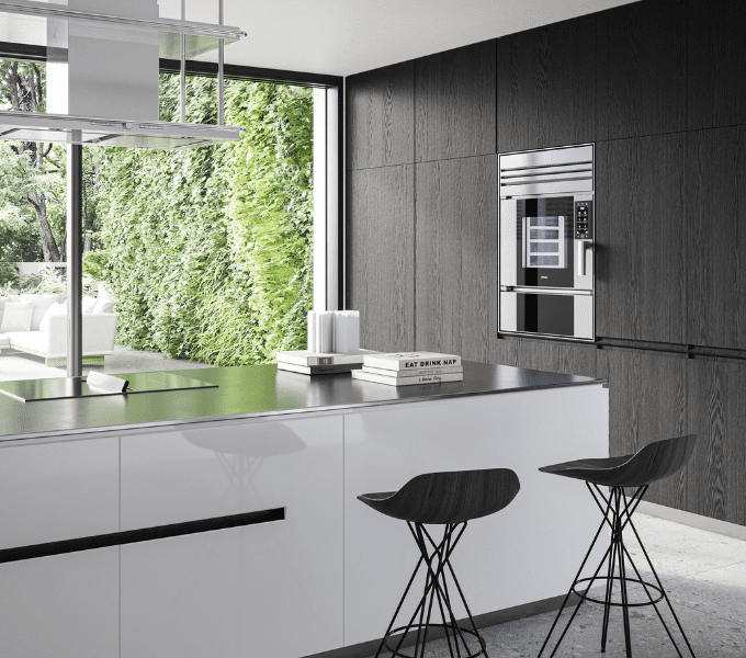 Model 1S in a minimalist kitchen