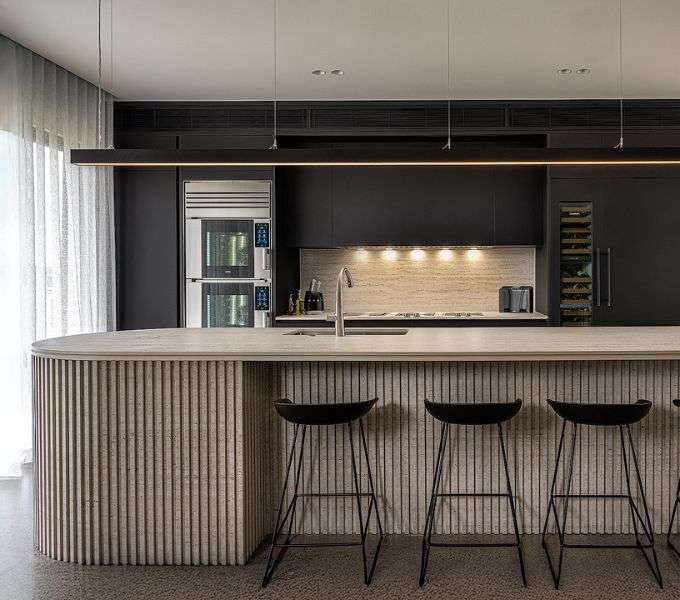 SuperOven Model 1 nella cucina contemporanea di Mickleham House