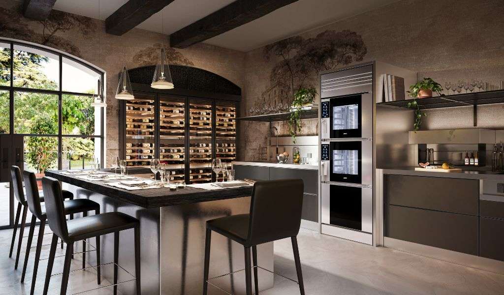 SuperOven Model 1 in una cucina con Chef's Table