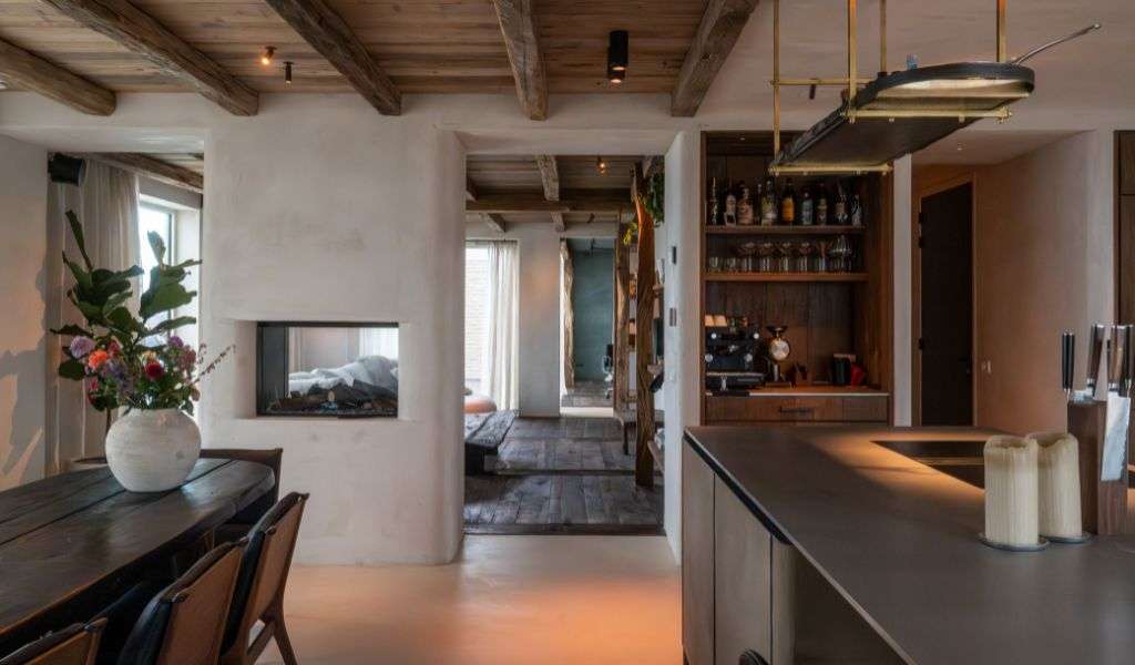 Unox Casa Model 1S in Zuid Penthouse wooden kitchen